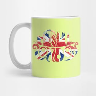 London Flag Typography Mug